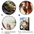 thumbnail image 3 of Designart "Majestic Guardians of Fortresses X" Cityscapes Canvas Print, 3 of 5