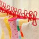 thumbnail image 3 of Windproof Outdoor Clothesline Hanger Travel Laundry Drying Rope With 12 ClipsPink, 3 of 5