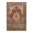 thumbnail image 3 of Unique Loom Baracoa Collection Area Rug - Miramar (7' x 10' Rectangle Rust Red/Blue), 3 of 7