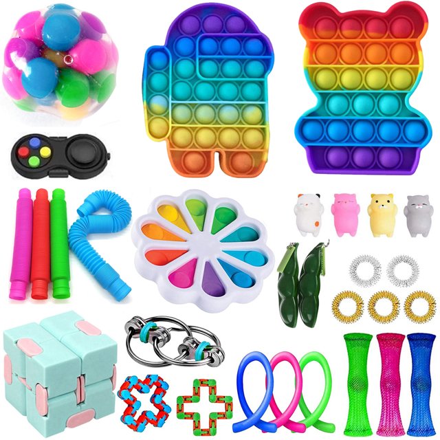 TheFound DIY Decompression Toy Set Stress Relief Press Toys Kit for Adult
