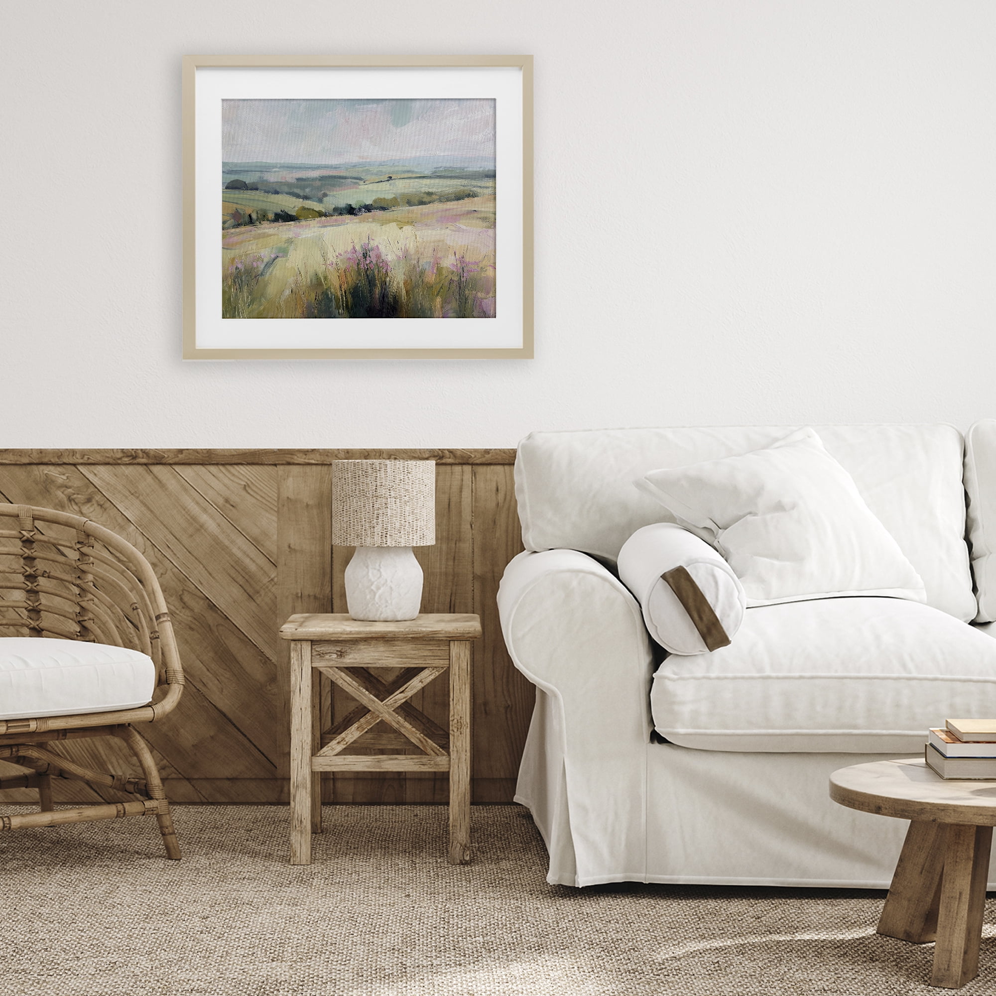 Stupell Industries Summer Meadow Viewpoint Birch Framed Print Under Glass, design by Svetlana Aleynikova