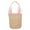 Pink, variant on Easter Basket for Kids and Adults, Portable Round Bottom Tote Bag, Reusable Cloth Gift Bag, Bunny Easter Basket for Boys and Girls, Small to Large Easter Storage Bag