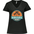 thumbnail image 3 of Inktastic Sayulita Mexico Vacation Souvenir Women's Plus Size V-Neck T-Shirt, 3 of 5