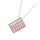 thumbnail image 2 of 1 collar con colgante de perla, elegante cadena para clavícula, accesorio para el cuello (blanco, rosa), 2 of 7