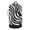 Black White Ink Zebra Pattern, variant on Large Capacity Drawstring Laundry Backpack Portable Dirty Clothes Hamper An Aztec Tribal Design