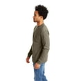thumbnail image 3 of Hanes Men's & Big Men's Essentials Long Sleeve Pocket Tee, Sizes S-3XL, 3 of 5