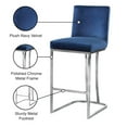 thumbnail image 2 of Meridian Furniture Heidi 26"H Velvet Counter Stool in Navy, 2 of 5