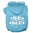thumbnail image 3 of Mirage Pet Products Be Thankful for Me Screen Print Pet Hoodies Baby Blue Size XL, 3 of 3