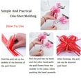 thumbnail image 3 of Douhoow 10Pcs Ribbons Pull Flower DIY Bowknot Wrappers Wedding New Year Christmas Party Decoration, 3 of 4