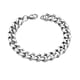 thumbnail image 1 of Unisex Stainless Steel Cuban Link Bracelet, Fashion-Forward Design, Durable & Timeless Accessory, Silver, 1 of 5
