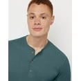 thumbnail image 4 of Hanes Long Sleeve Henley Shirt Mens Originals Ringspun Cotton Three Button S-3XL, 4 of 5