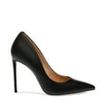 thumbnail image 3 of Steve Madden Vala Black Paris Fashion High Heel Pointed Toe Stiletto Pumps (Black Paris, 9.5), 3 of 8