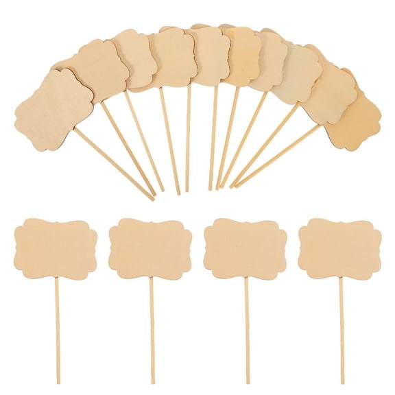 20 Pcs Garden Plant Labels Markers for Plants Outdoor Khaki