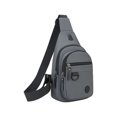 thumbnail image 2 of Todaioua Men's Tactical Chest Bag - Stylish Casual Waterproof Sling Backpack with Large Capacity - Durable One Shoulder Crossbody Bag for Everyday Use Gray, 2 of 6