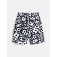 thumbnail image 2 of Maui and Sons Boy's Zipper Black Pool Shorts Quick Drying Swim Trunks Inspired by California Surf Culture & Designed for Everyday Comfort, 2 of 3