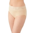 thumbnail image 2 of Wacoal Women's Comfort Touch Brief Panty in Beige | Plus Size Medium |, 2 of 4
