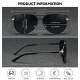 thumbnail image 2 of BARCUR Design Sunglasses Women Polarized Gradient Lens Sun Glasses for Men Pilot Eyewear Accessory Gafas Oculos De Sol, 2 of 3