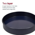thumbnail image 5 of Zyliss Non-Stick Loose Base Round Removable Base Cake Pan, 9" Carbon Steel Dark Blue Cake Tin, 5 of 7