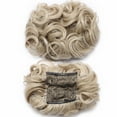 thumbnail image 6 of Benehair Messy Curly Hair Bun Easy Stretch Chignon Hair Extensions Clip in Updo Hairpiece Cover Ponytail Scrunchie for Women Wedding, 6 of 11
