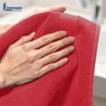thumbnail image 5 of Linteum Textile Supply Red Hand Towels for Bathroom 16x27 Inches 100% Cotton Zero Twist Hand Towel Set Quick Dry Highly Absorbent Spa Towels Bulk for Salon, Home, Hotel, Gym [Pack of 12], 5 of 7