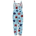 thumbnail image 5 of YunPes Girls Jumpsuit Summer Independence Day Clothing Strapless Personalized Printing Retro Comfortable Casual Jumpsuit First Birthday Romper, 5 of 7