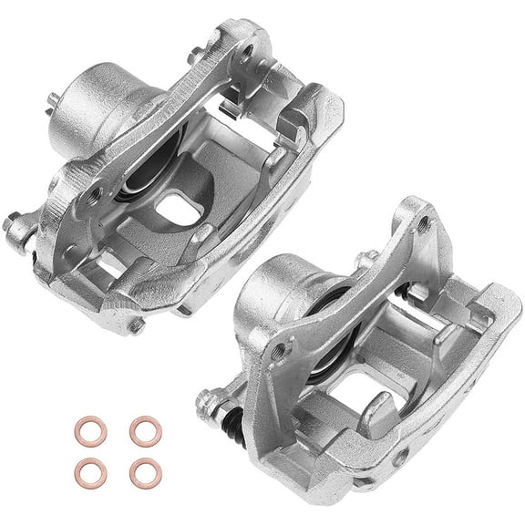 A-Premium Disc Brake Caliper Assembly Compatible with Kia Soul 2014-2018 L4 1.6L 2.0L Front Left and Right Side 2-PC Set