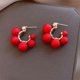 thumbnail image 4 of Pendientes de perlas con incrustaciones de metal retro para mujer joyería de moda fiesta de boda de lujo, 4 of 5