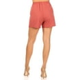 thumbnail image 4 of Moa Collection Women's Casual Lightweight Elastic Waist Loose Fit Shorts for Women, 4 of 6