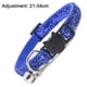 thumbnail image 2 of Acaricie las fuentes con el collar de nylon del gato del animal doméstico del collar del gato del collar de la seguridad de la cara del gato de la campana, 2 of 5