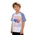 thumbnail image 4 of Huowey Patriotic Shirts For Toddler Boys Summer Tops Short Sleeve Crewneck 4Th Of July Print 250Th Anniversary Tee Summer Comfort Soft Relaxed Fit Kids Casual Basic Shirt Independence Day,3-4 Years, 4 of 4