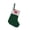 Coffee, variant on Christmas Clearance!Knitted Hosiery Wool Hosiery Embroidered Alphabet Children's Candy Gift Bag Green Christmas Stocking Gift Bag Deco Christmas Trees