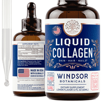 Windsor Botanicals Liquid Collagen & Biotin - Hair, Skin, Nails Blend - 2oz