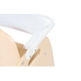 thumbnail image 3 of Foundations Easy Serve Low Wood Feeding Chair with Removable Tray and 3-Point Harness (7 Inch Seat Height), 3 of 11