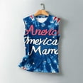 thumbnail image 5 of Frostluinai Red White Blue Women's Tanks Sleeveless 4th of July Tee Shirts Funny Letter Print Tank Tops Plus Size Beach T Shirts, 5 of 5