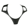 thumbnail image 2 of Steering Wheel Frame Cover Trim, Wear  Steering Wheel Frame Trim High Strength Carbon Fiber Pattern Stylish Strong Protection  For 3 Series E90 E92 E93, 2 of 8