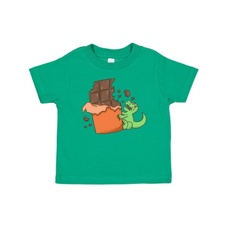

Inktastic Dino with Chocolate Bar Gift Baby Boy or Baby Girl T-Shirt