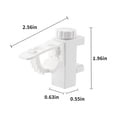 thumbnail image 4 of Ounissouiy Soporte de Clip para barra de cortina, 2 piezas, herramienta fija Universal de tamaño pequeño, toallero de sujeción ajustable para Almacenamiento y organización del hogar, 4 of 6