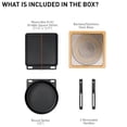 thumbnail image 3 of Solo Stove Pi Cast Iron 3-Piece Cookware Set, Skillet, Reversible Grill/Griddle & Handles, 3 of 8