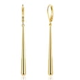 thumbnail image 1 of Pendientes LANCHARMED Oro 14K Gota Colgante para Mujeres, 1 of 7