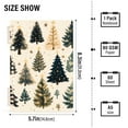 thumbnail image 2 of FORMRS 1-Subject Spiral Notebook 8" x 5" College Ruled 60 Refillable Sheet, 2 Pack, Beige Christmas Trees, 2 of 7
