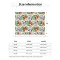 thumbnail image 5 of Yiaed Mushroom and Frogs Print Blanket Throw Blanket Soft Cozy Flannel Blanket for Home Bed Sofa Couch Chair-40"x30", 5 of 6