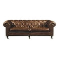 thumbnail image 2 of BIRMINGHAM SOFA DARK BROWN LEATHER, 2 of 7