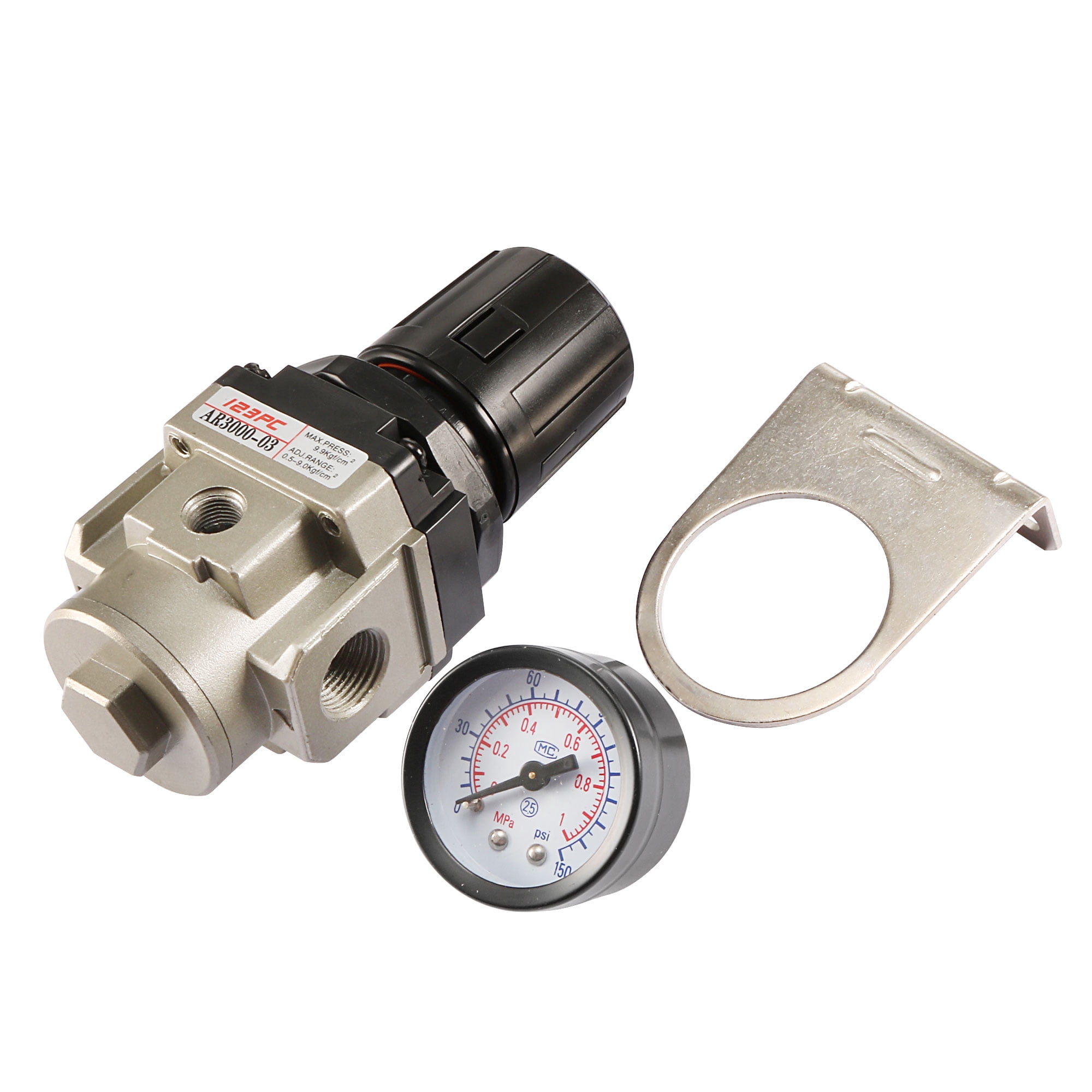 Unique Bargains AR3000-03 Pneumatic Air Source Treatment Pressure Regulator G 3/8