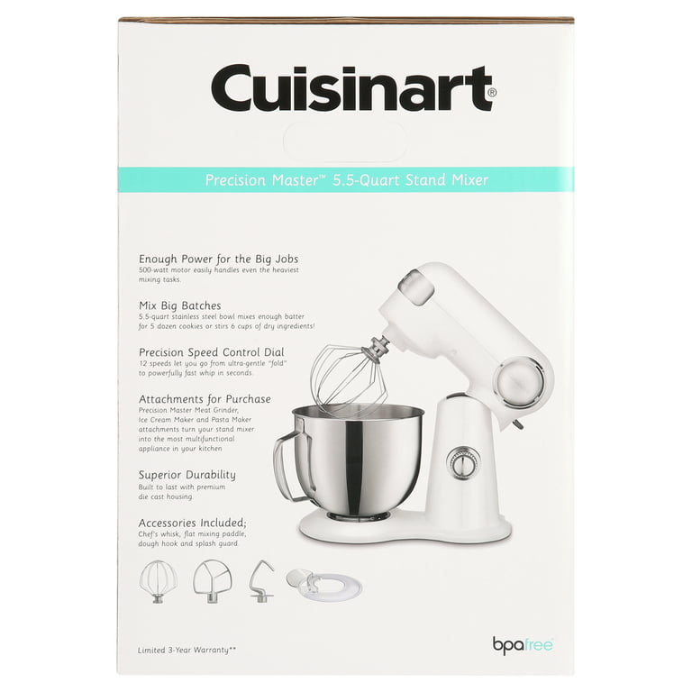 Cuisinart 5.5-Quart Stand Mixer SM-50 Blue with 1 Year Extended Warranty