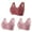 Wine11, variant on SHTXOZHI Women's Front Closure Bras Wire Free Everyday Bra Push Up Full Coverage Bras 3 Pack