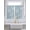 White, variant on Blue White Starfish Bathroom Window Curtain, Coastal Ocean Summer Sea Nautical Light Filtering Coffee Kitchen Curtains, Bedroom Living Room Curtains 2 Panel 84"x54"