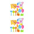 thumbnail image 1 of Eigraketly Juguetes de playa de arena lindos y duraderos de plástico - Juguetes de verano para niños Accesorios de playa no tóxicos Castillo Castillo cuadrado amarillo 2Conjunto, 1 of 6