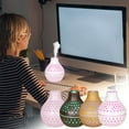 thumbnail image 1 of Humidificador mini difusor de aroma de veta de madera de 200ML con depósito de 300ML, luces LED de 7 colores, funcionamiento ultrasónico silencioso para oficina y escritorio doméstico, 1 of 6