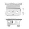 thumbnail image 1 of 04521 T-Blade Replacement for Andis T-Outliner GTO, GO, and SLS Trimmers, Sliver Stainless Steel T-Blade, 1 of 1