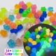 thumbnail image 4 of Paquete de 300 Piedras Luminosas de Colores, Rombos, para Decoración de Exteriores, Aceras, Jardines, Acuarios y Piscinas., 4 of 7
